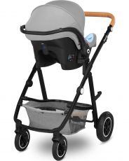 Дитячий візочок 3 в 1 Lionelo Amber Grey Stone